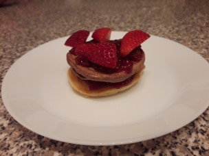 pancake φράουλας